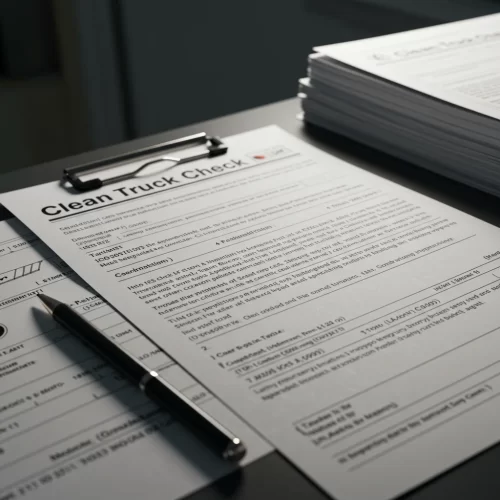 clean truck check phone number